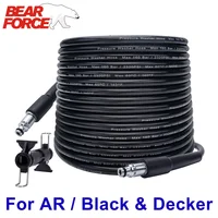 High Pressure Water Cleaning Hose Pipe Pressure Washer Hose 6 10 15 m for AR Michelin Black & Decker Makita MAC Allister Stanley 1