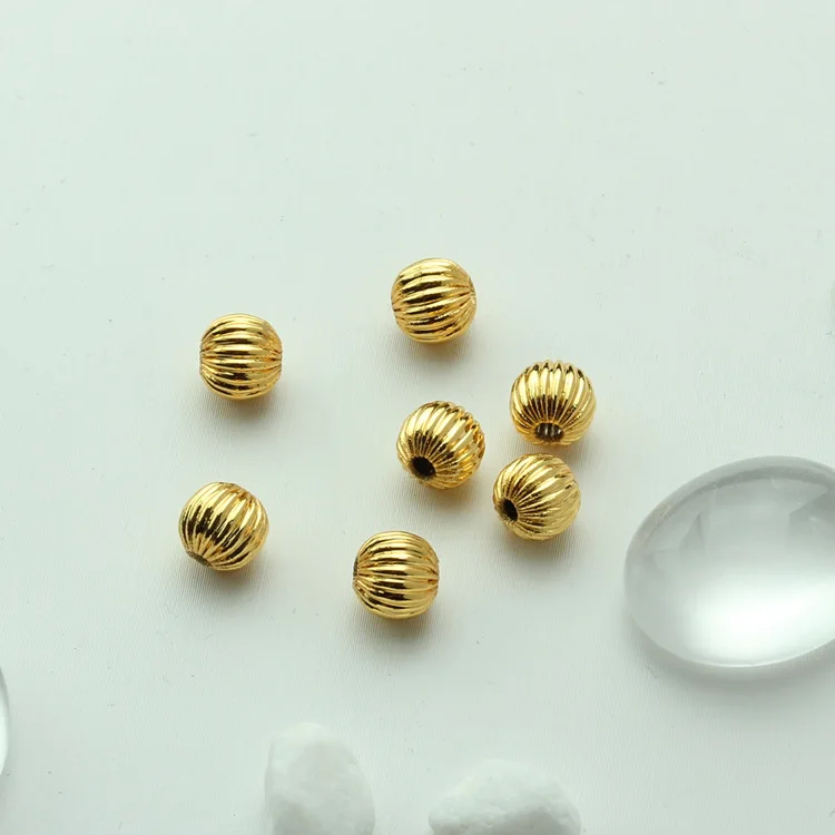 14 k позолоченные пустые секции арбуза ручные золотые тыквенные фонари DIY |