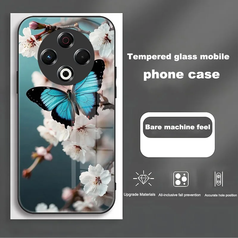 Luxury Shockproof Bumper Case with Tempered Glass for Tecno Spark 30 Series