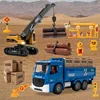 New Children RC Car Remote Control Car Toys For Boys Radio Control Excavator Dump Truck Bulldozer Electric Car Kids Toys Gifts 4