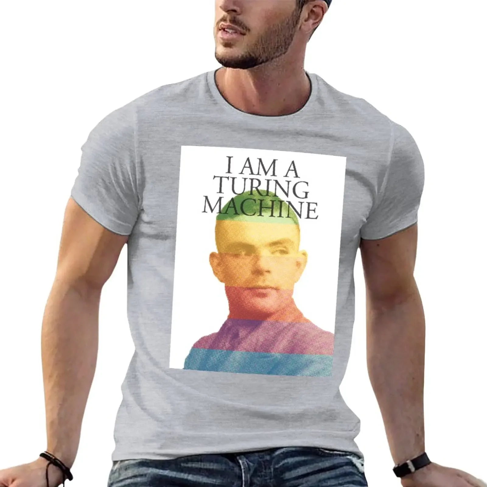 

I am a Turing Machine T-Shirt anime Short sleeve tee T-shirt men