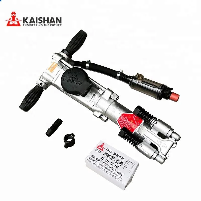 Good price of pneumatic 58mm drilling jackhammer with compressor