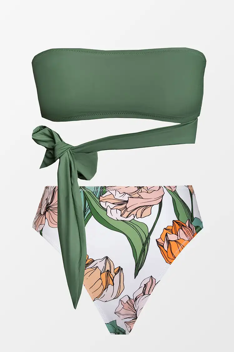 

Paula Bandeau High Waisted Bikini