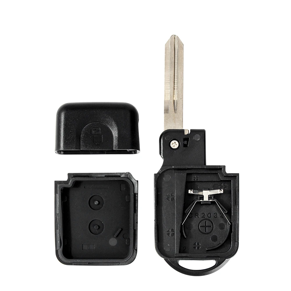 2 Buttons Replacement Smart Remote Car Key Shell for for Nissan X-trail Qashqai Pathfinder Micra NV200 Smart Key case key shell car key shell key case