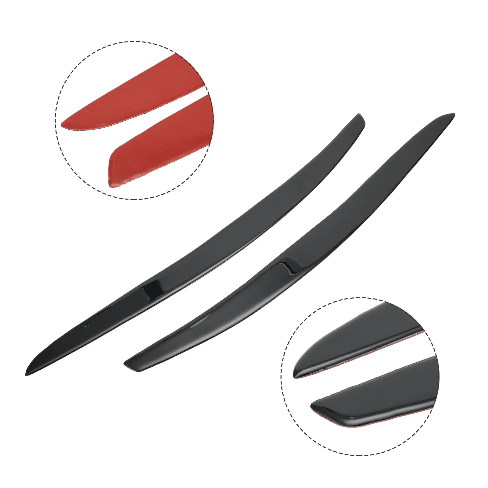 

Gloss Black Car Headlight Eyelid Eyebrow Trim Cover For BMW 3 Series E92 E93 M3 2006-2012 Headlight Eyebrow Sticker