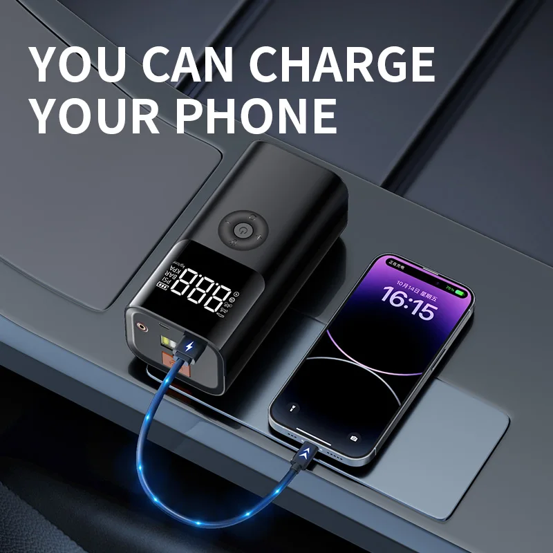 NJBESTJOY �޴�� �������͸� Ÿ�̾� ��â�� ����, QS003 �ڵ��� ���� ��Ÿ��, ���� ����� ����, 12000mAh �Ϲ� Ŭ��