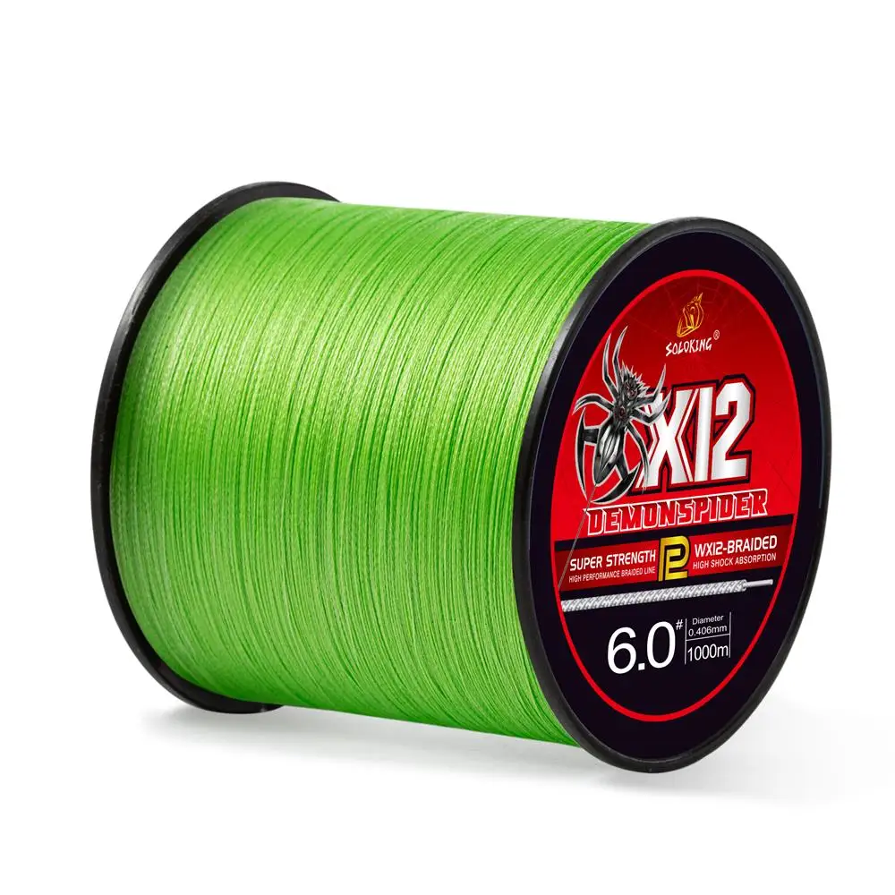 SOLOKING Braided Fishing Line X8 Strands 100m/150m Super Smooth PE