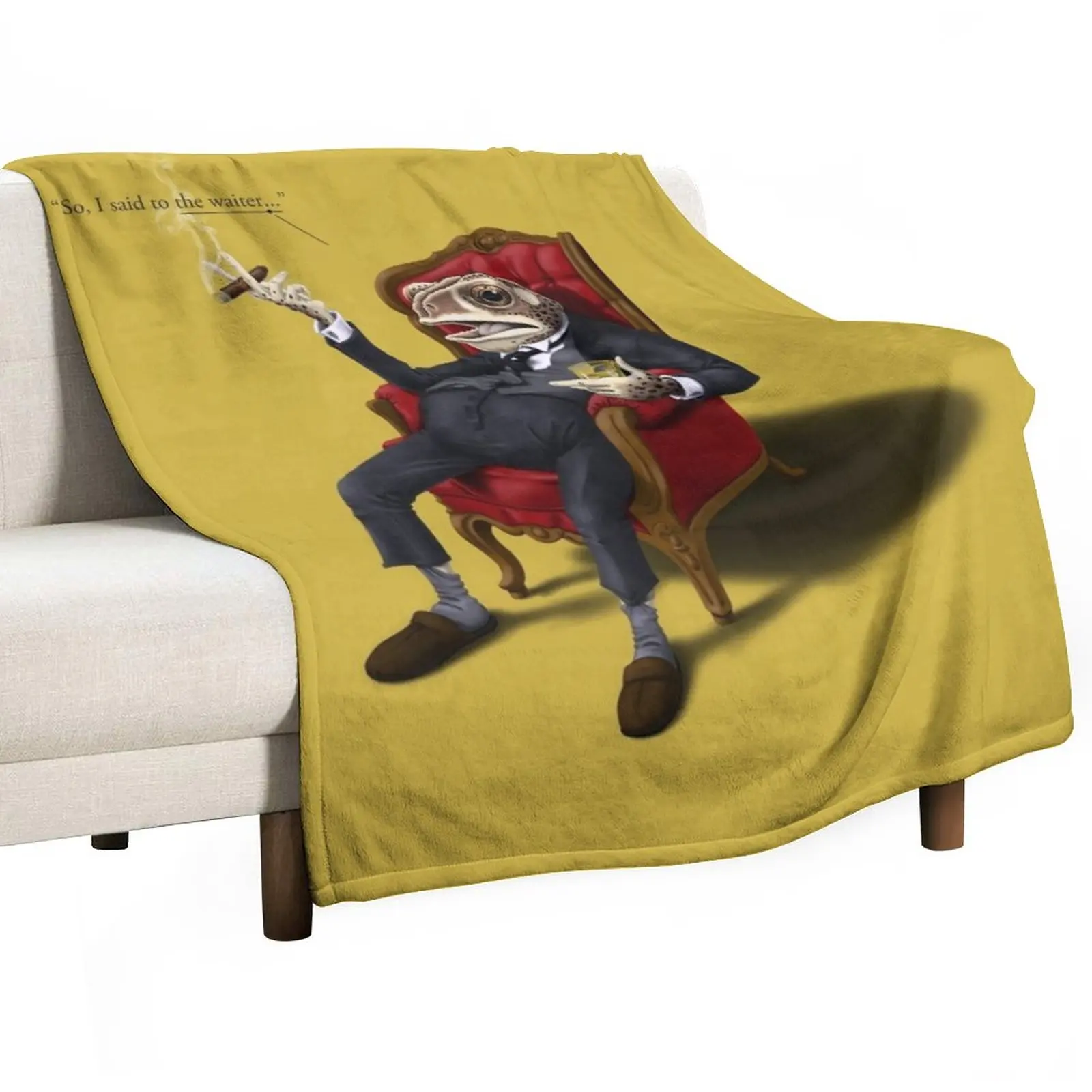 

New Fly in My Soup (Colour) Throw Blanket blankets and blankets Blanket For Baby Moving Blanket