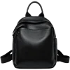 Limited Solid Women Full 100% Genuine Leather Backpacks Black Backpack Soft Skin Travel Functional Student Mochilas Mujer#SC1535 6