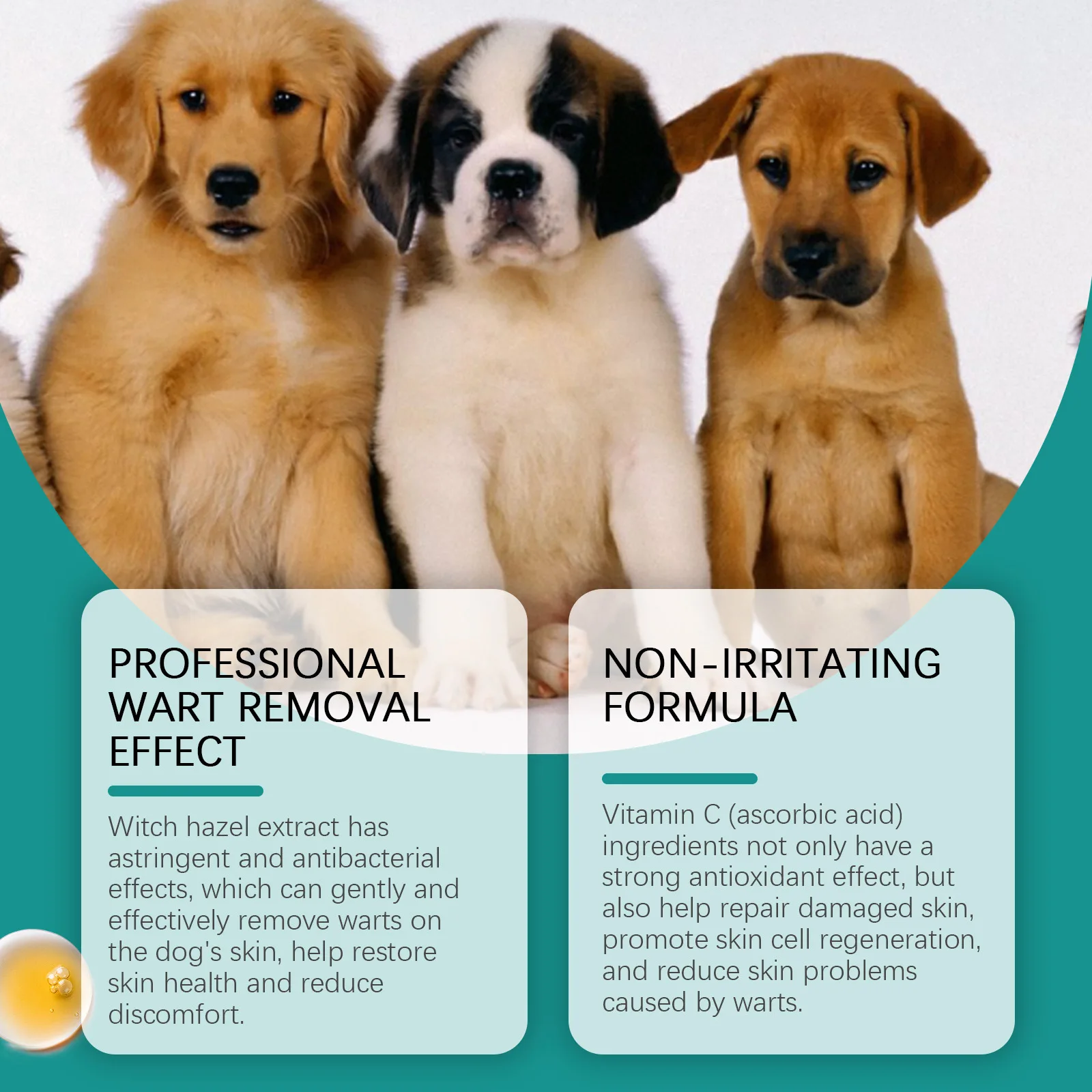 Pet Wart Removal Liquid Eliminate Corns Papilloma Remove Flesh Warts Painless Moles Cleaning Skin Tags Dog Skin Repair Liquid