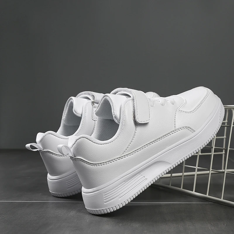 

White Kids Shoes For Boys And Girls Fashion Children Casual Shoes Non-slip Sneakers ZOXOCO Fashion SZ36