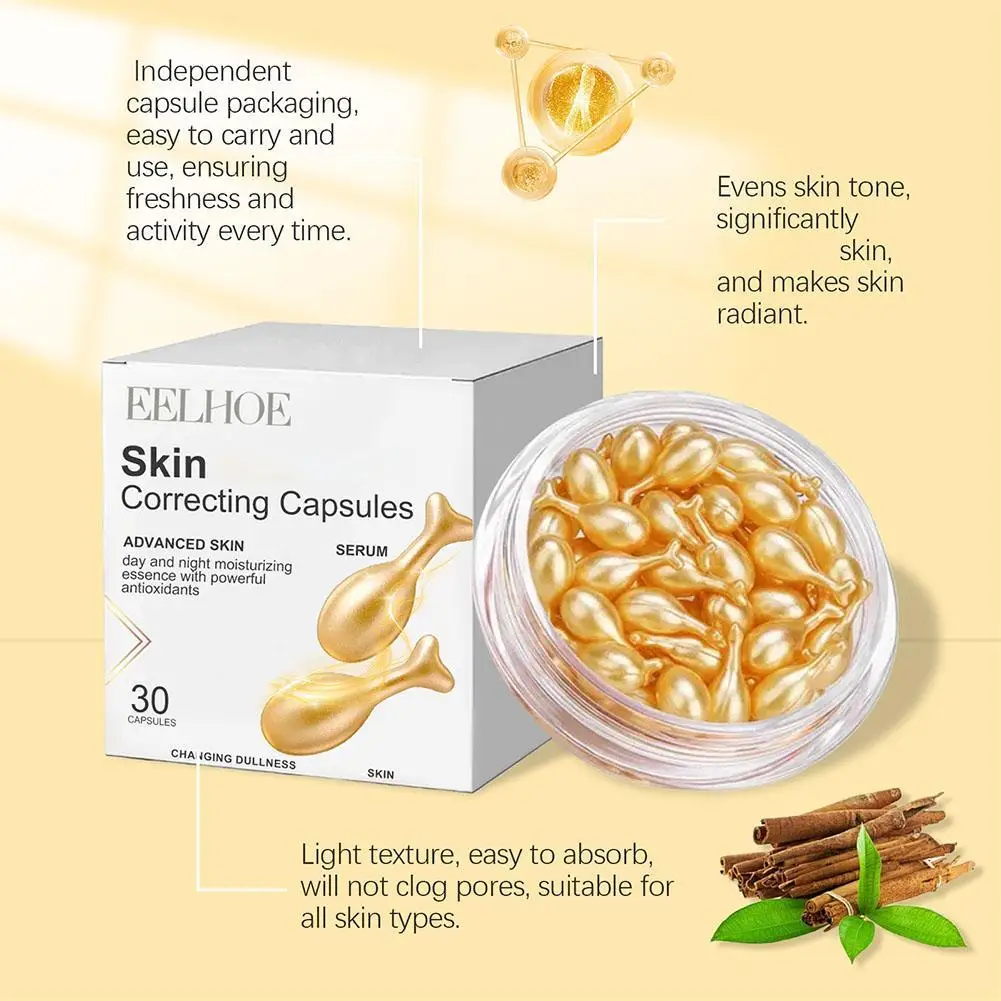 Hyaluronic Acid Vitamin E Extract Capsules Anti-wrinkle Whitening Hydrating Serum Freckle Capsule Wrinkle Removal Skin Care