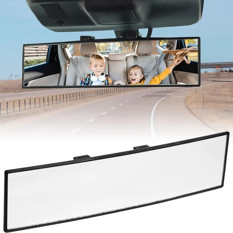 Baby Rear View Mirror Enlarged Rearview Mirror Clip-on Wide Angle Rear View Effectively Reduce Blind Spot For Car SUV Truck