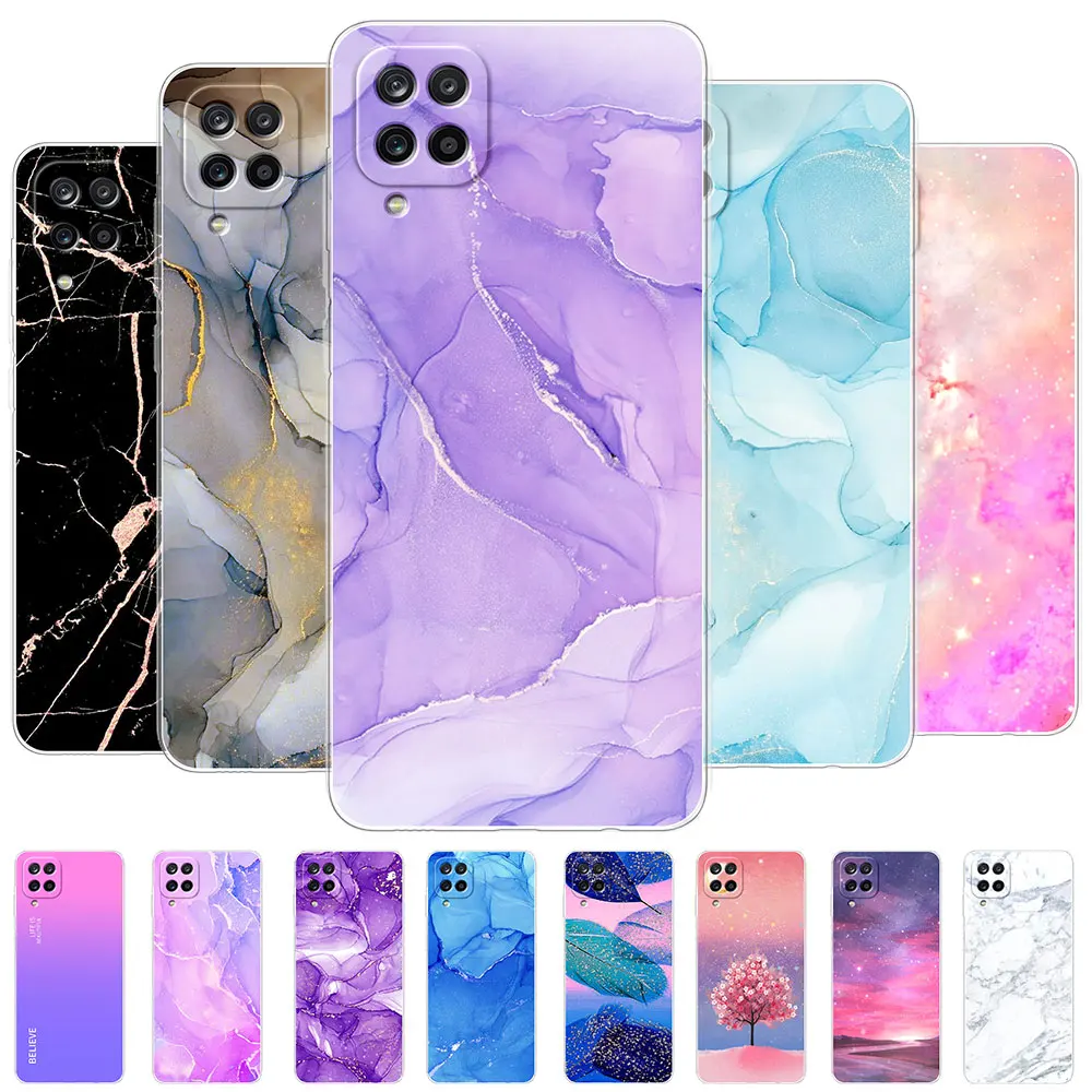 Per Samsung A12 Cover Cover Cover Posteriore Moda Per Samsung Galaxy A12 Paraurti Morbido In Silicone Per Samsung A12 A 12 Fundas Coque
