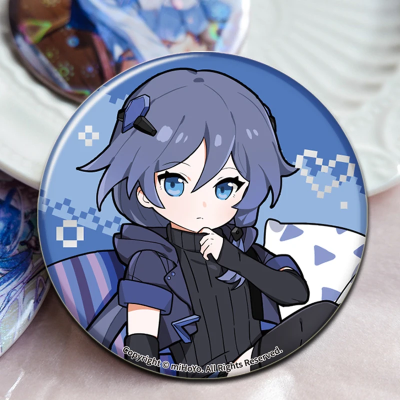 Game Honkai Impact 3 Badge Kiana Kaslana Raiden Mei Rita