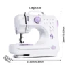 New 2025-Portable Electric Sewing Machine Pro With 12 Stitches Patterns,  Multifunctional Home Sewing Machine Parents sewing 3