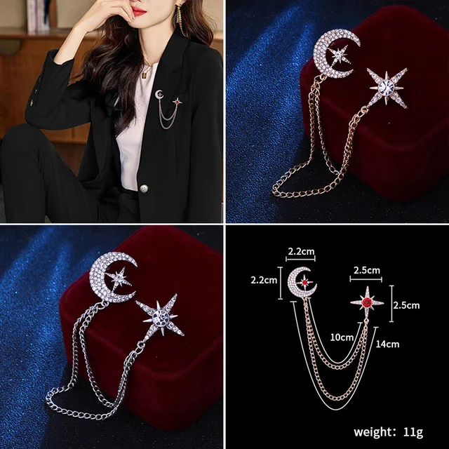 해당 브로치는 다양한 스타일의 고품질 브로치로, 남녀 공통으로 사용할 수 있습니다.