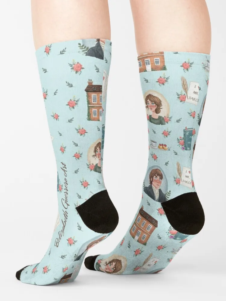 Pride and Prejudice - Jane Austen Inspiration Socks Sock women hiphop retro