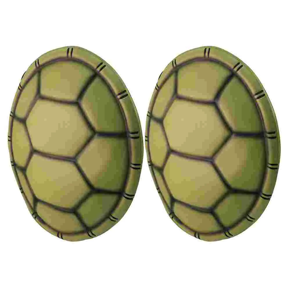 

2 PCS Simulated Turtle Shell Dress Accessories Makeup Toy Animal for Kids Eva Adornments Child
