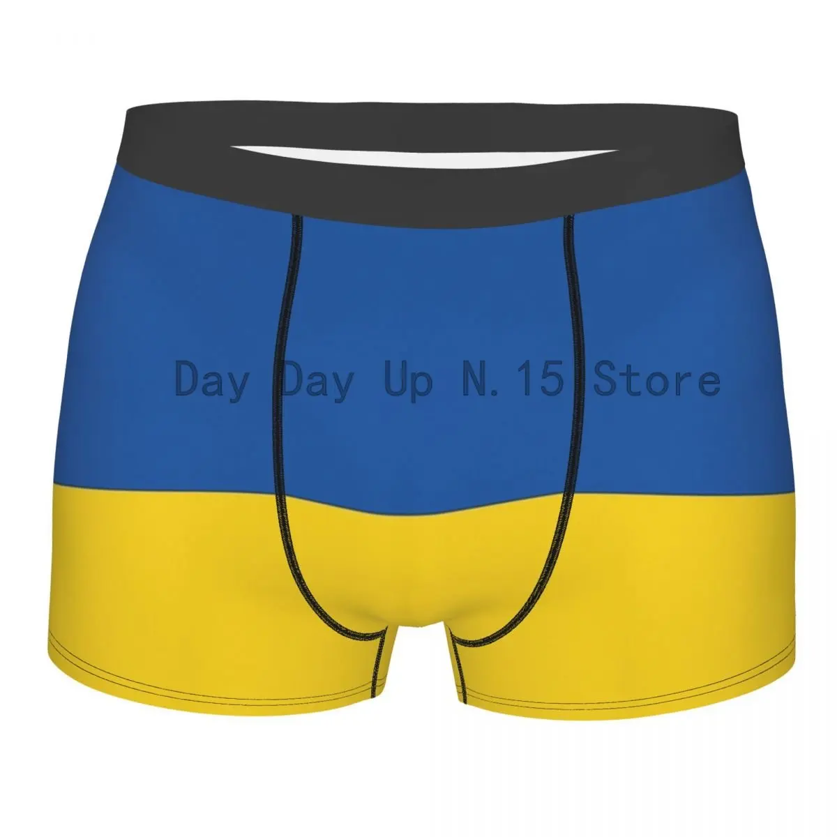 

Flag Of Ukraine Underpants Breathbale Panties Men's Underwear Comfortable Shorts Boxer Briefs