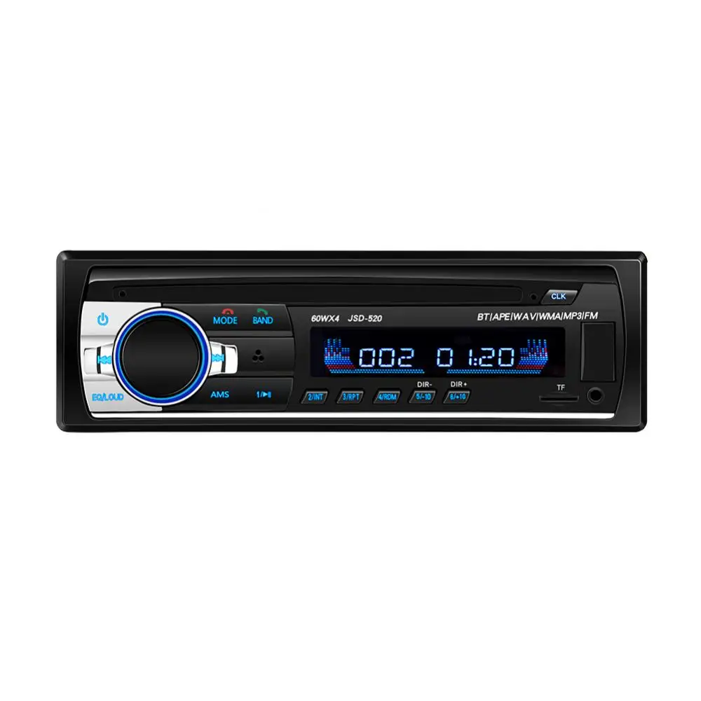Jsd520 Multimedia Autoradio Player Forniture Per Auto Portatili Multifunzionali Accessori Per Auto 12 V Autoradio Audio Vivavoce 1Din