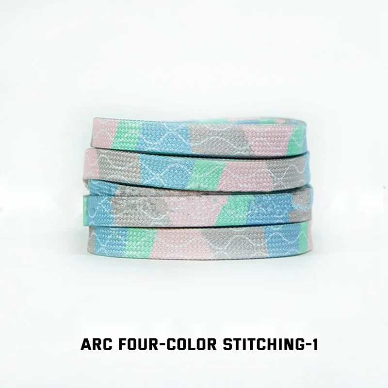 Vibrant Dazzling Blue Gradient Tie-Dye Shoelaces