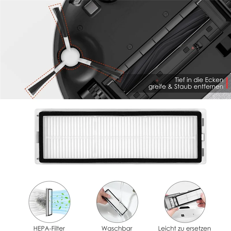 B64B-Replacement Parts Set For Dreame D10 Plus Gen 2 Robot Vacuum Cleaner Accessories