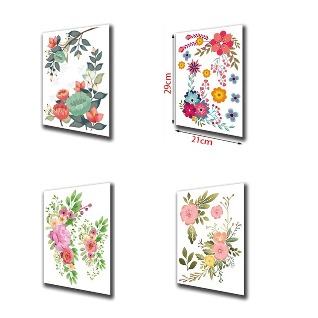 Autocollant Mural feuilles de plantes vertes pour salle de bains et toilettes, outil de fermeture de WC, autocollant Mural auto-adhésif pour embellir les fleurs, sparadrap de décoration pour la maison 3