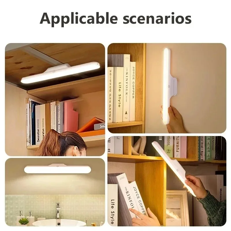 Makeup Lamp Mirror Lights Makeup Mirror Lights Vanity Light LED Makeup Lamp Light USB Eye Protection Rechargeable Portable Hanging Magnetic Lamp Touch Switch