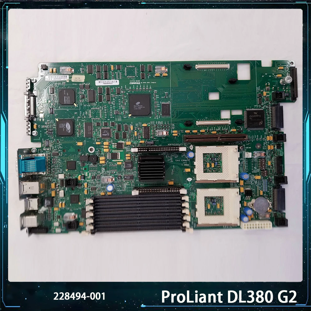 Per La Scheda Madre Del Server Hp Proliant Dl380 G2 228494-001 Nave Veloce Completamente Testata Di Alta Qualità