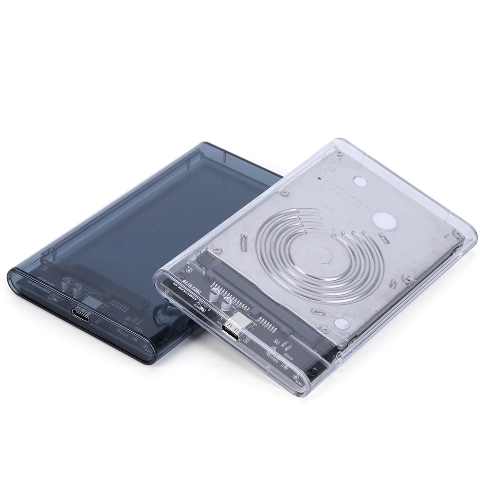 Ʈ ǻͿ  ÷  ÷ ϵ ũ ڽ, SATA to USB3.1, 8TB SSD, HDD ϵ ũ ڽ, USB3.0 to CŸ, 2.5 ġ