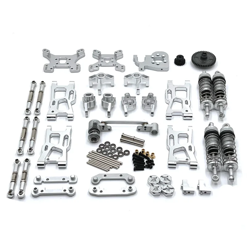 

Metal Upgrade Parts Kit for 144001 144010 124017 124019 124007 -001 -006 AM-X12 RC Car,5