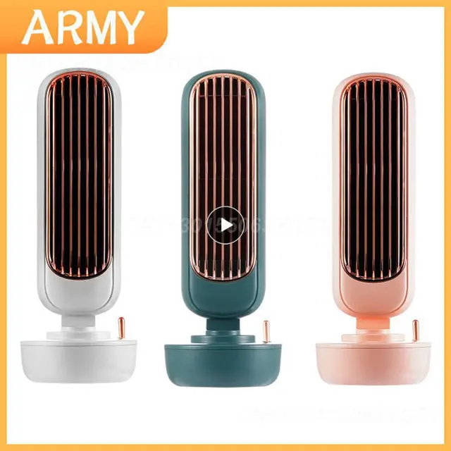 Air Cooler Ventilátor Multifunkcionális Asztali Csendes Kondicionáló Párásító Otthoni Iroda Usb Levél Nélküli Hűtőventilátor Háztartási Termékek