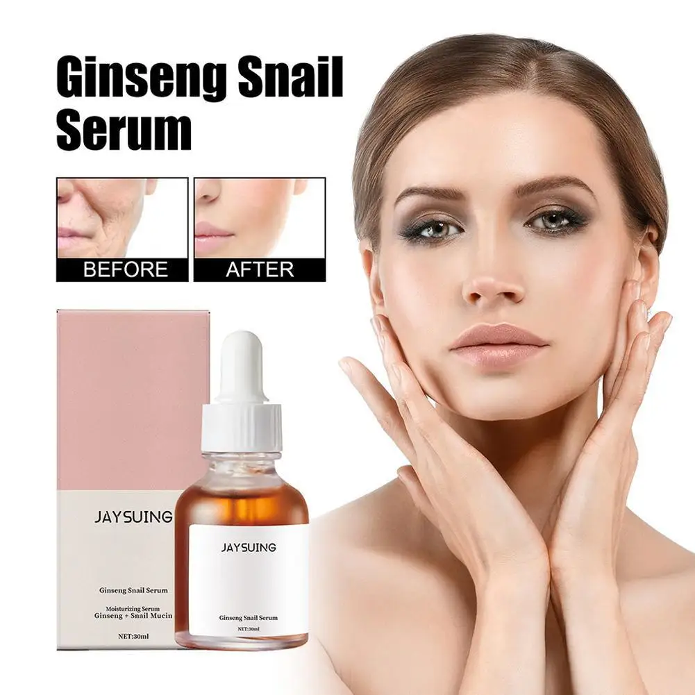 

Ginseng And Snail Essence Hydrating Moisturizing Diluting Barrier Anti-wrinkle Anti-aging And Skin Essence Lines Fine Repai D8G9