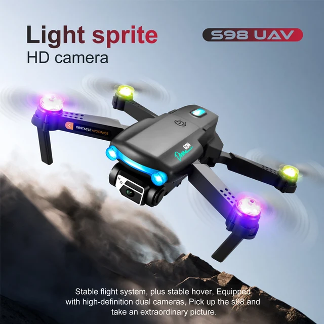 Mini Drone 4K Professional 8K HD Camera, Obstacle Avoidance Aerial Photography Brushless Folding Quadcopter Toys Gifts New 5