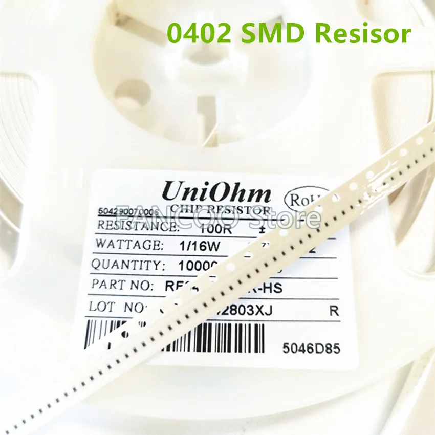 100 шт., резистор 0402 1% SMD 100R-1K 100R 102R 105R 107R 110R 113R 115R 118R 120R 121R 124R 127R 130R 133R 137R 140R 143R 147R 100 шт 1206 smd резистор 1 4 вт 130r 133r 137r 140r 143r 147r 150r 154r 158r 160r 1% 130 133 137 140 143 147 150 ом