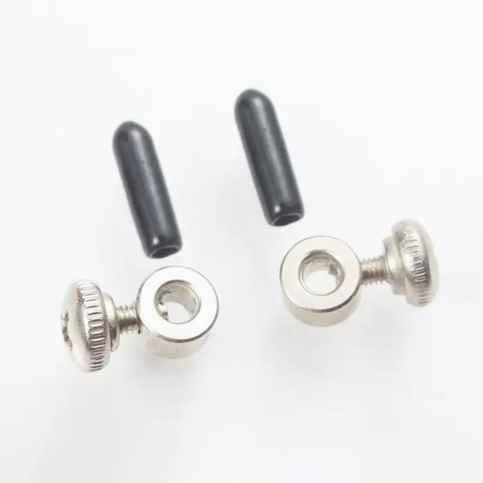 2 Pair Jumping Rope Screws End Caps Set Adjust Nuts for Speed Jump Rope