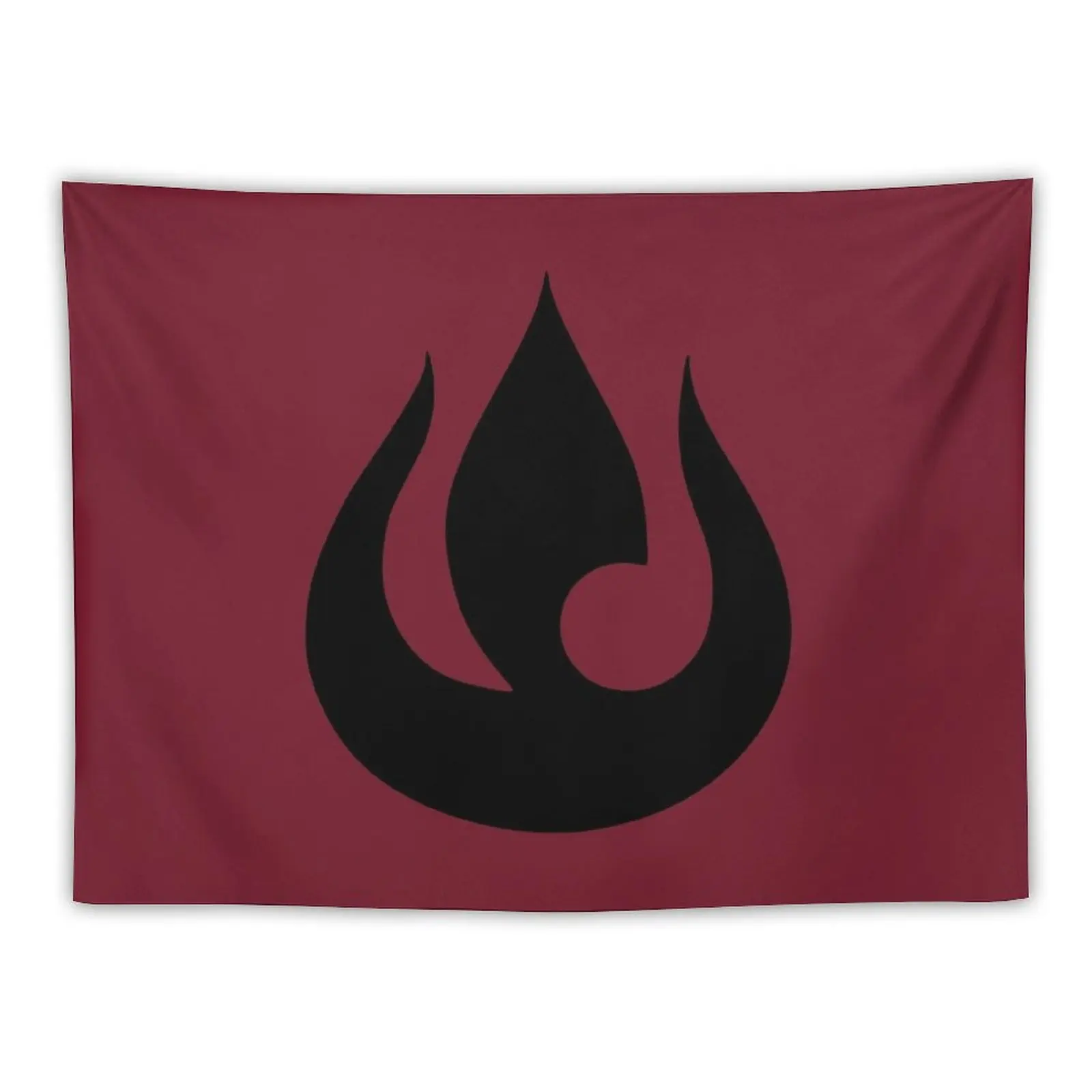 Fire Nation Symbol Flag Tapestry Cute Room Things Wall Hanging