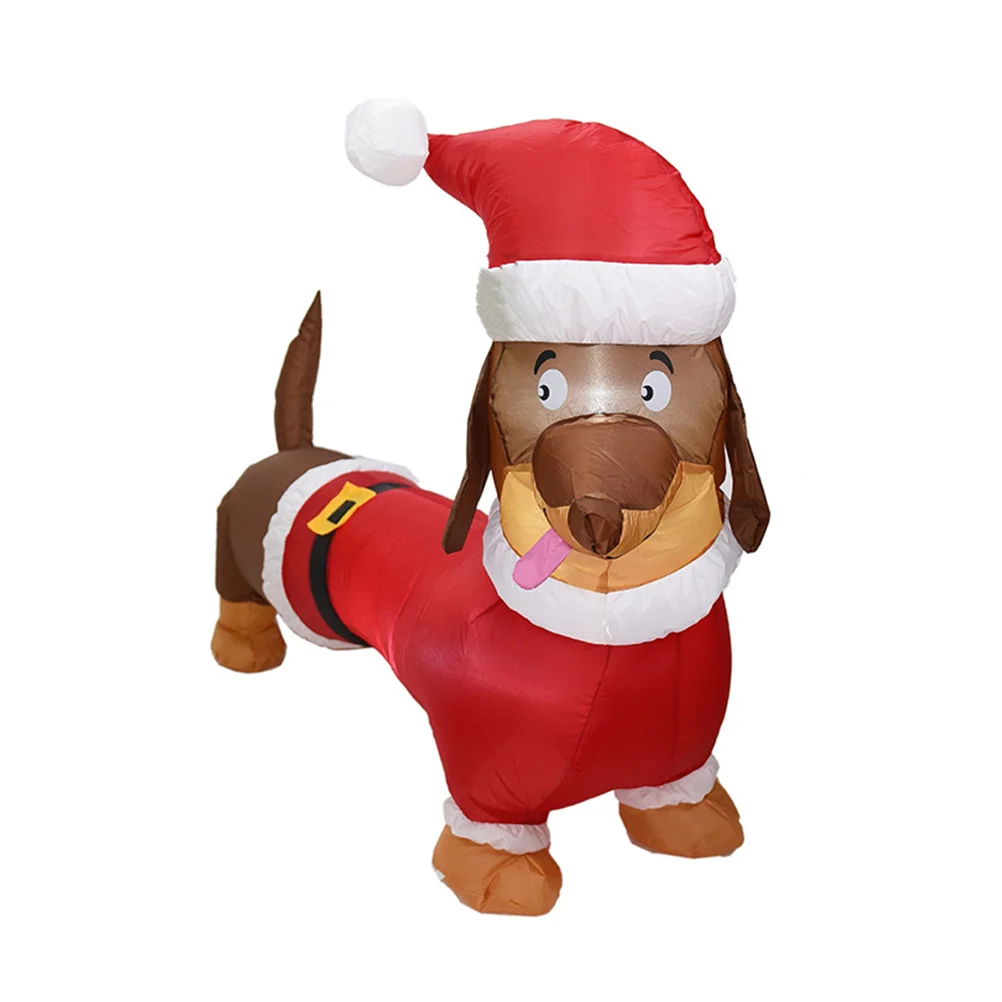 

Inflatable Christmas Model with Lights Glow Decorations Polyester Outdoor Ornament