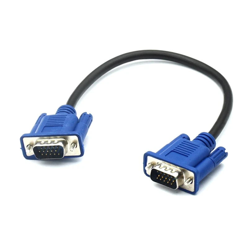 HD 15Pin VGA D-Sub Short Video Cable VGA Male to Male M/M to Female and Female for Computer TV projector monitor