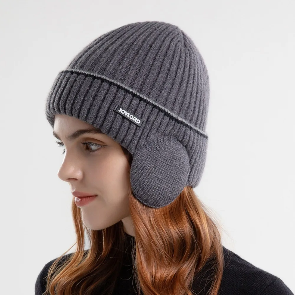 

Earflap Protection Winter Knitted Hat Windproof Cycling Protective Ear Protector Cap Cold protection Ear Cover Outdoor Sports