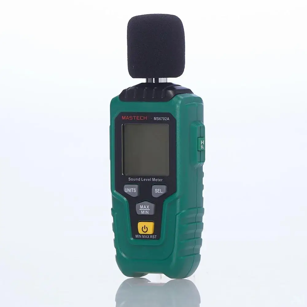 Mastech MS6702A Noise Measuring Instrument db Meter 35~135dB Mini Audio Sound Level Meter Decibel Monitor 4