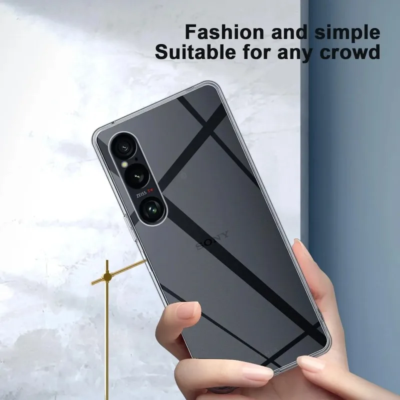Ultra Thin Clear Soft TPU Phone Case - Transparent Silicone Back Cover Coque