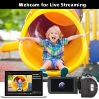 8K HD Video Camera 3 Inch LCD Touch Screen 18x Digital Zoom Camera Recorder Ultra HD WIFI Portable Recording Camcorder - Image 4