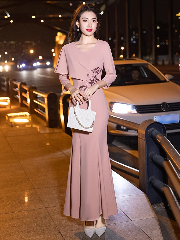 

Вечернее платье для женщин, новинка 2023, платье-русалка, банкетное платье высокого качества для мам, свадебное банкетное платье, счастливое свекровь, свадебное платье