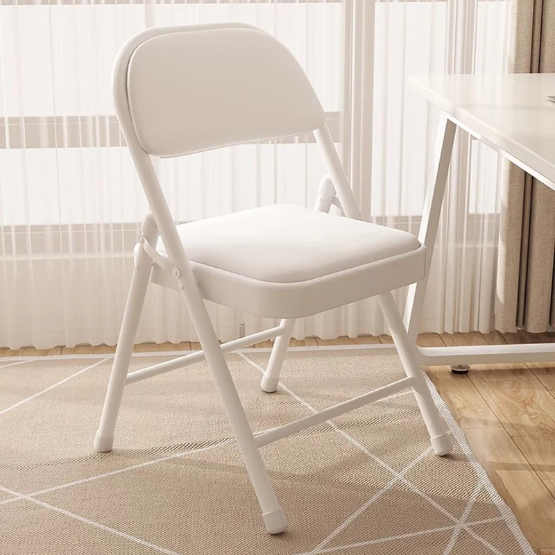 

Simple Lightweight Backrest Office Chair Home Comfortable Portable Folding Office Chair Relax Vanity Silla Escritiorio Furniture