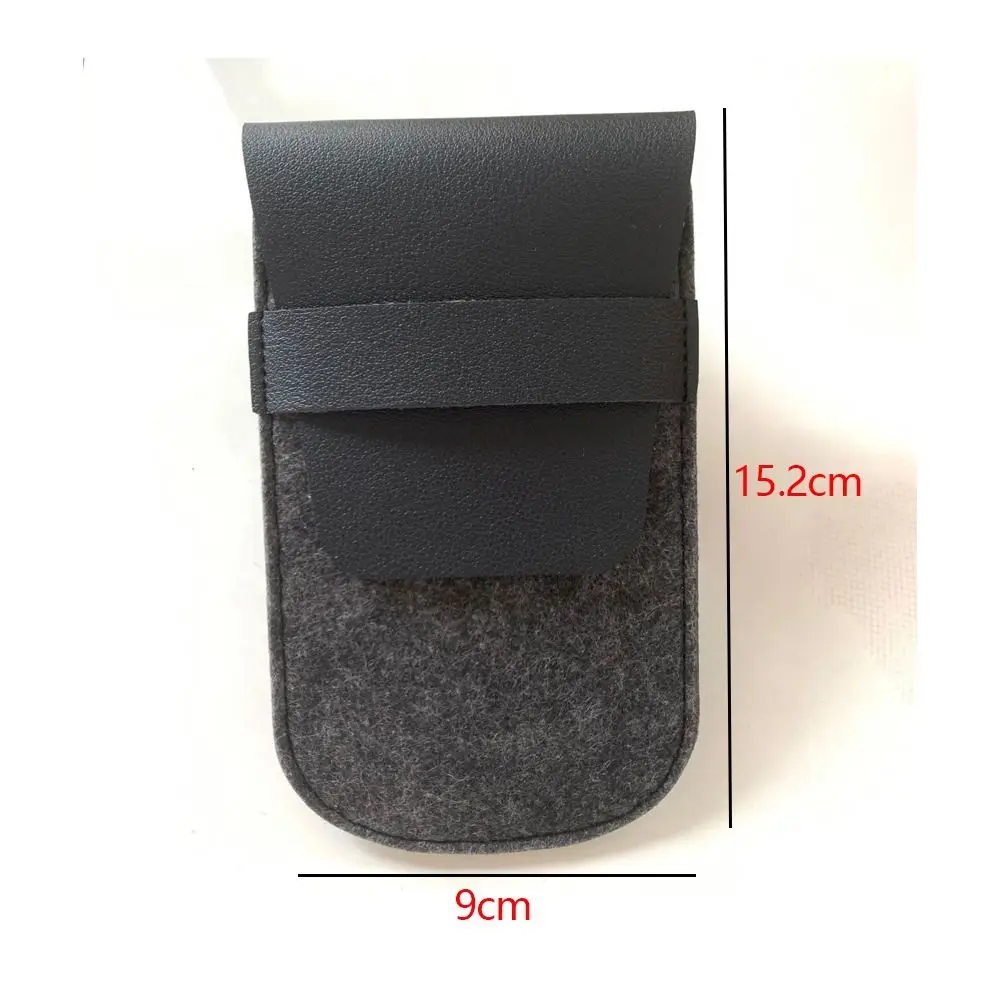 Dust Protect Gift Felt Leather Organizer Watch Case Watch Pouch Storage Bag Protection Bag For Travel