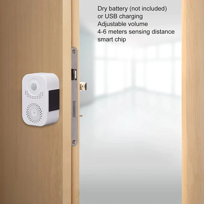 Welcome Doorbell Welcome Doorbell Infrared Motion Sensor Activated Recordable Voice for Shop Audio Player Entrance Welcome Doorbell