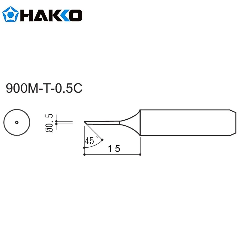 

Original Hakko 900M-T-0.5C Soldering Iron Tip Lead-Free Welding Solder Tip For 936/937 Soldering Station 900M/907/933 Handle