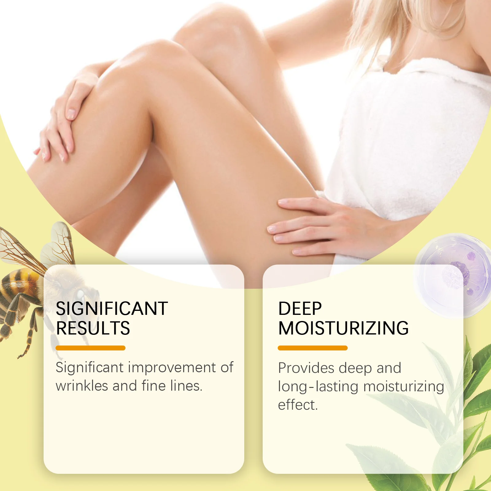 Firming Body Moisturizer Improve Skin Sagging Tighten Arms Thighs Belly Stretch Marks Removal Cream Fade Fine Lines Body Lotion 4